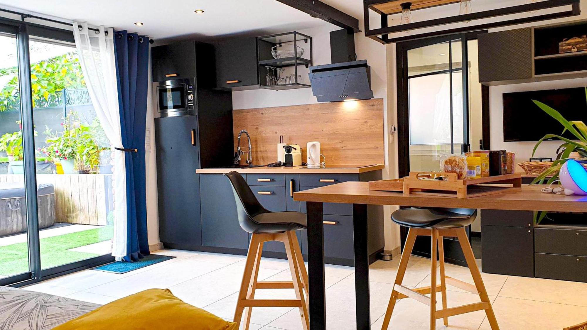 Gary Suite - Studio Cosy, Spa Et Jardin Privatif A 4 Min De Cambrai Awoingt Экстерьер фото